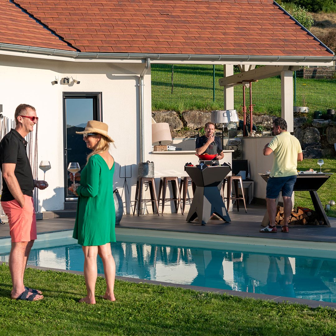 emplacement cuisine d'extérieur