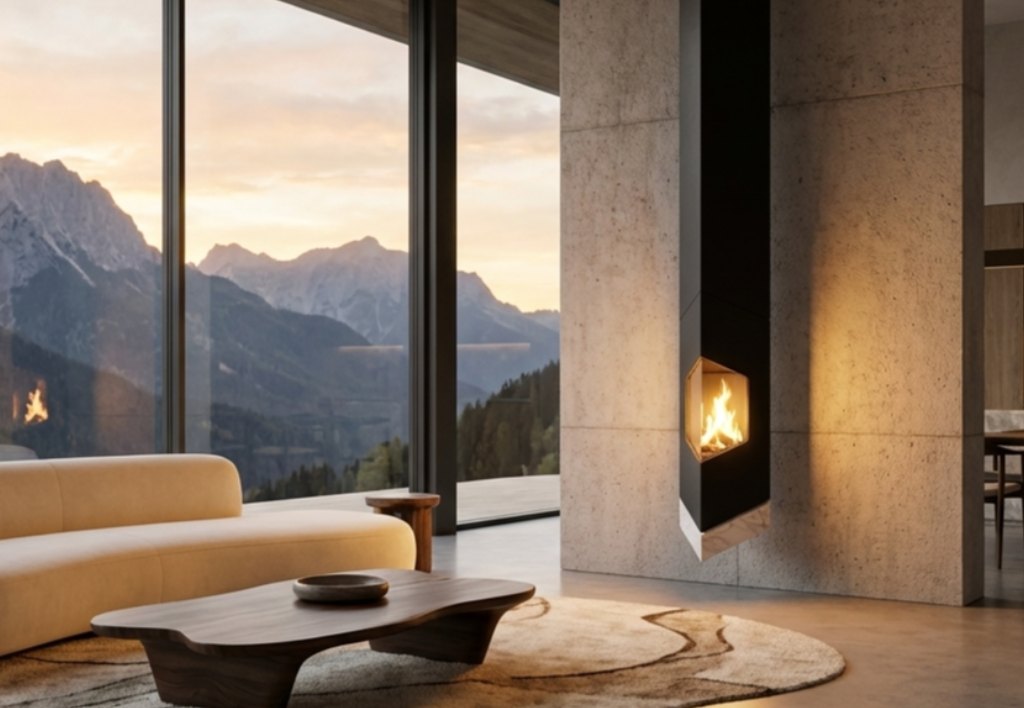 cheminée contemporaine Flamaquartz