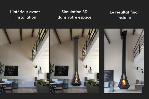 projet cheminée Flama différentes étapes