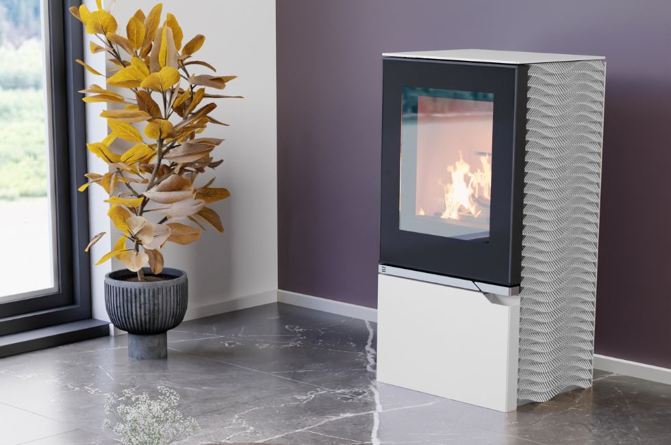 Inspiration horizontale Strato compact torsadé blanc